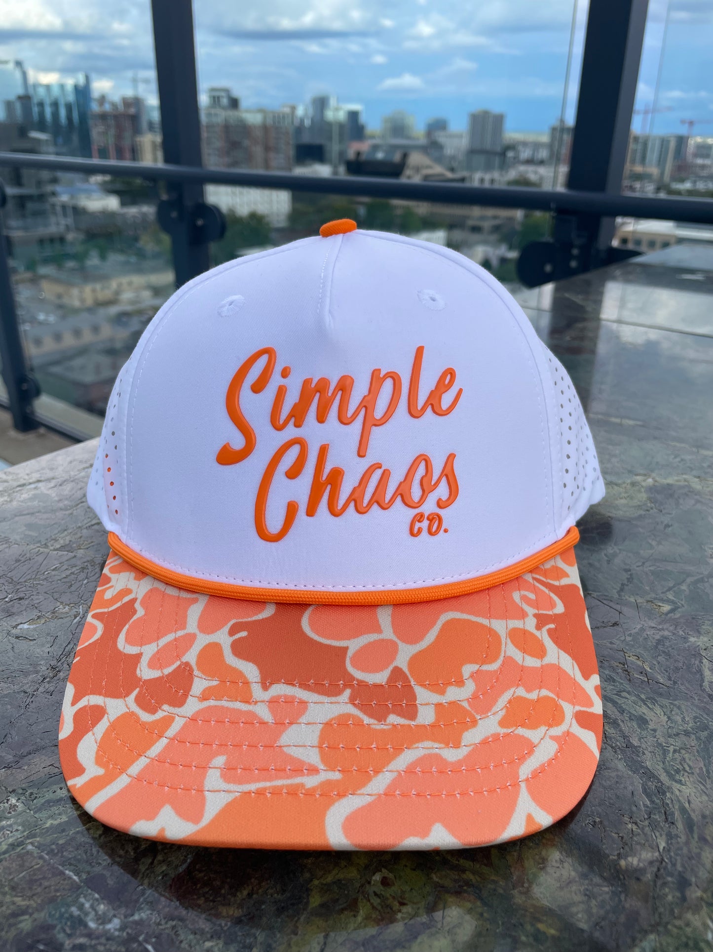 Midtown - Orange White Camo