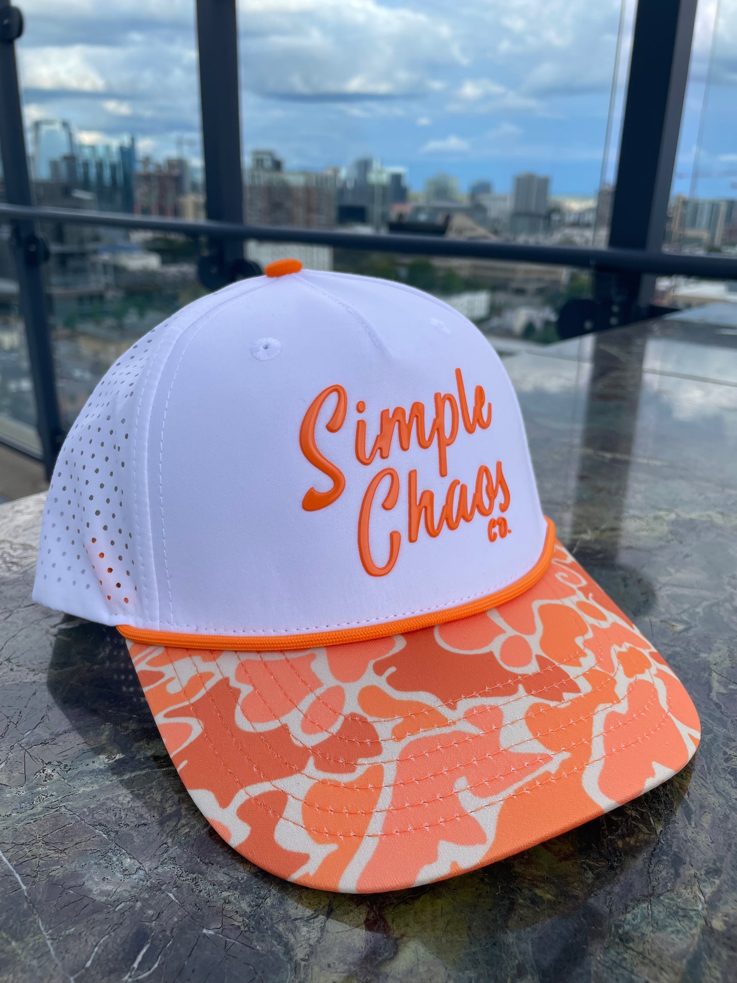 Midtown - Orange White Camo