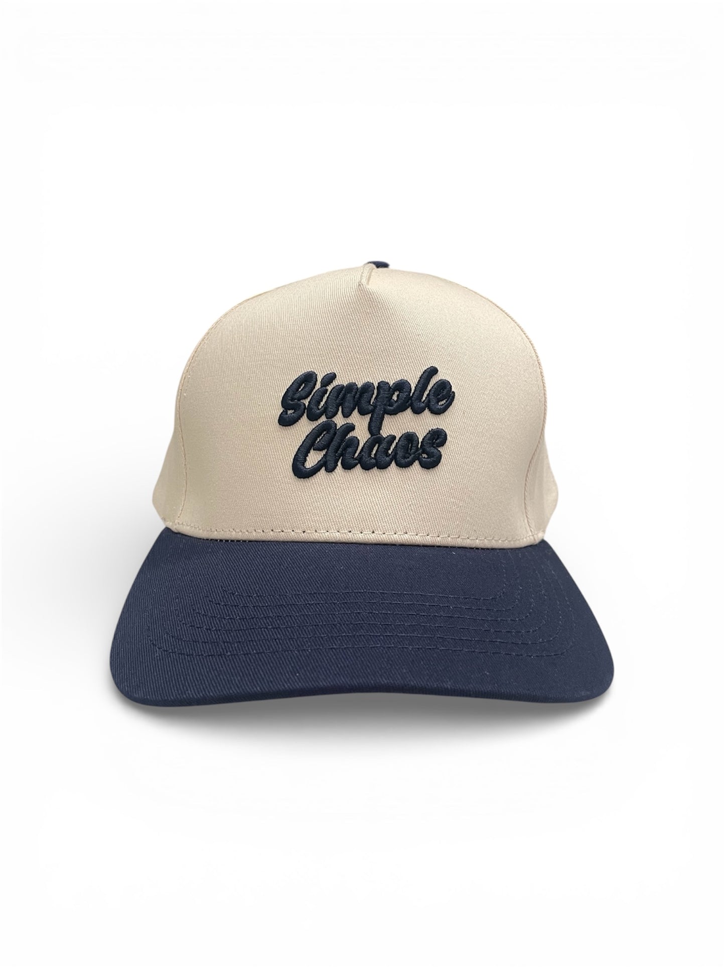 Gulch - Cream Navy Trucker